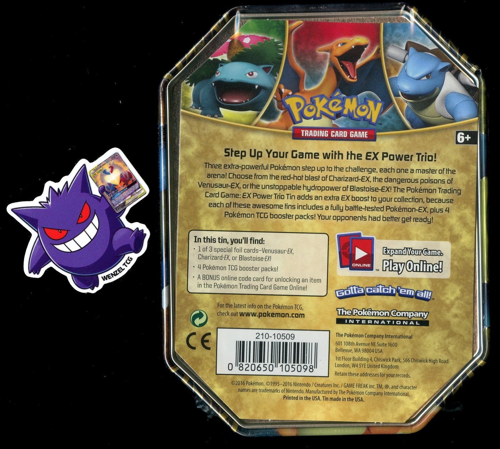 XY Best of EX Tin Blastoise — photo 2 of 2