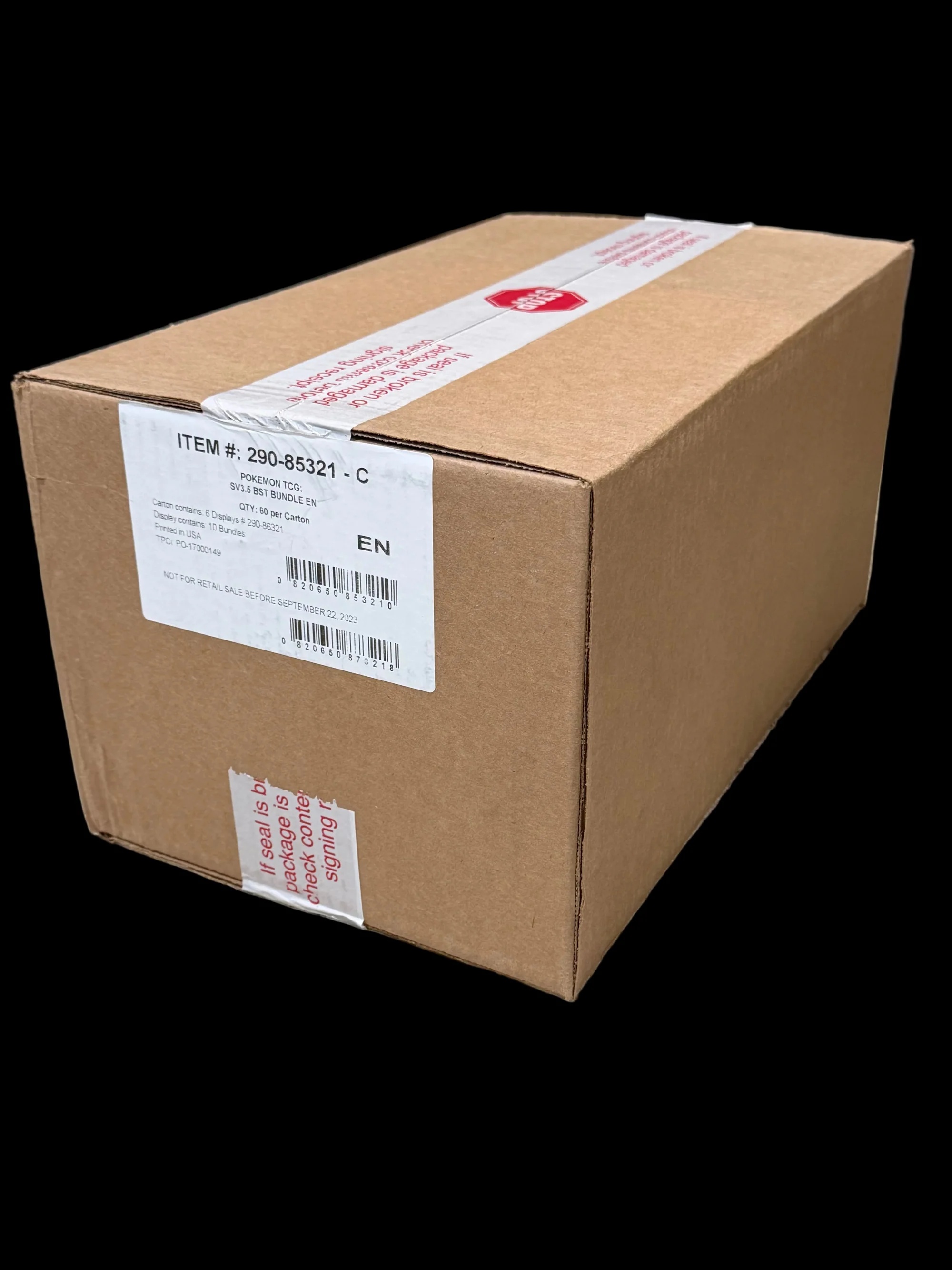 151 Booster Bundle Display Master Case